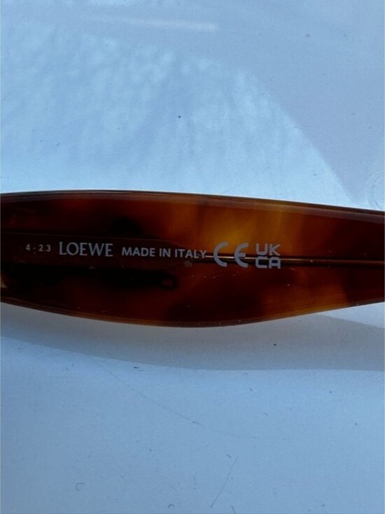Loewe Oversized Round Sunglasses LW40125U Tortoiseshell w/ COA Italy main image 4